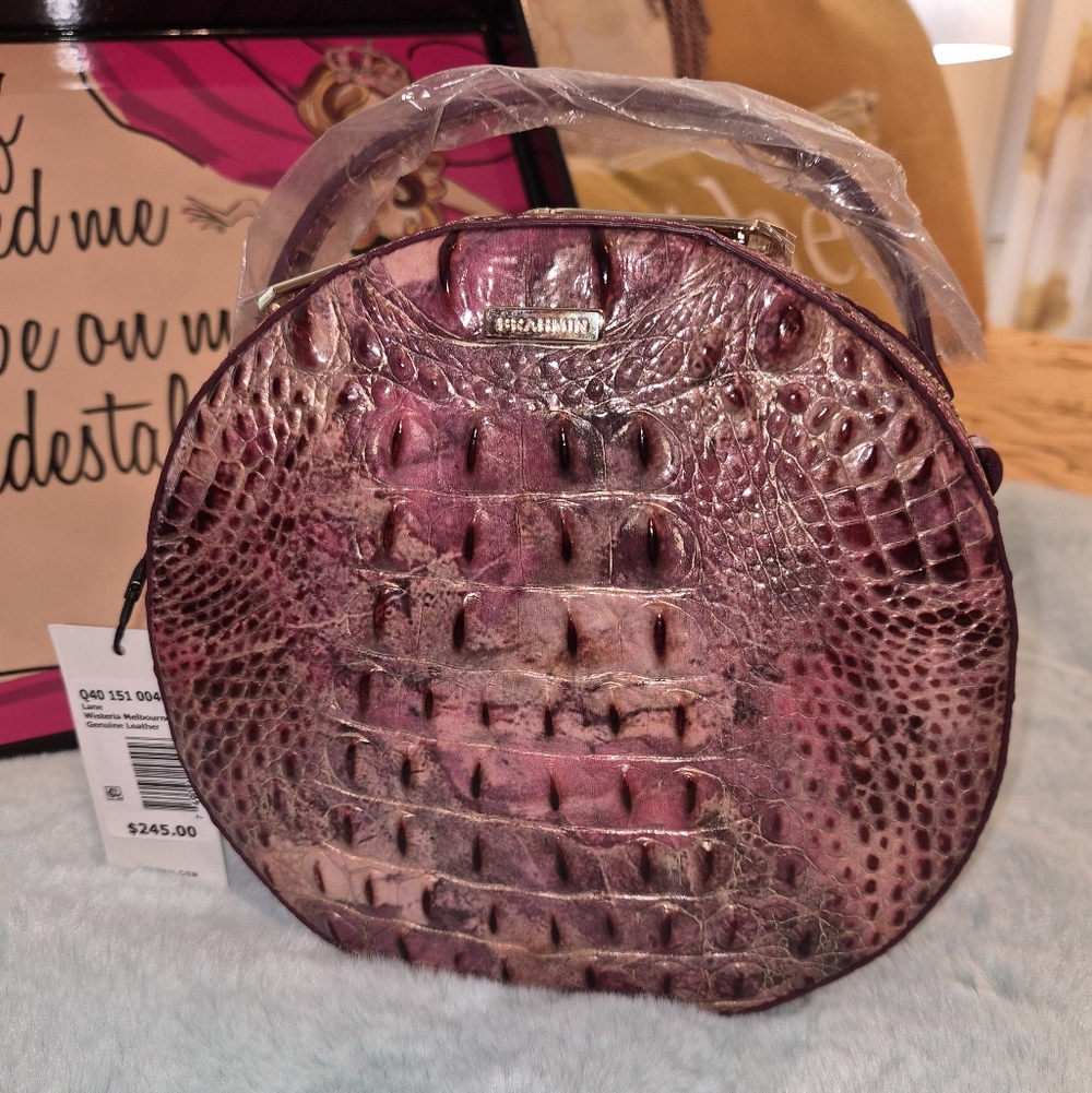 💓🤩BRAND NEW BRAHMIN LANE HANDBAG IN WISTERIA😍